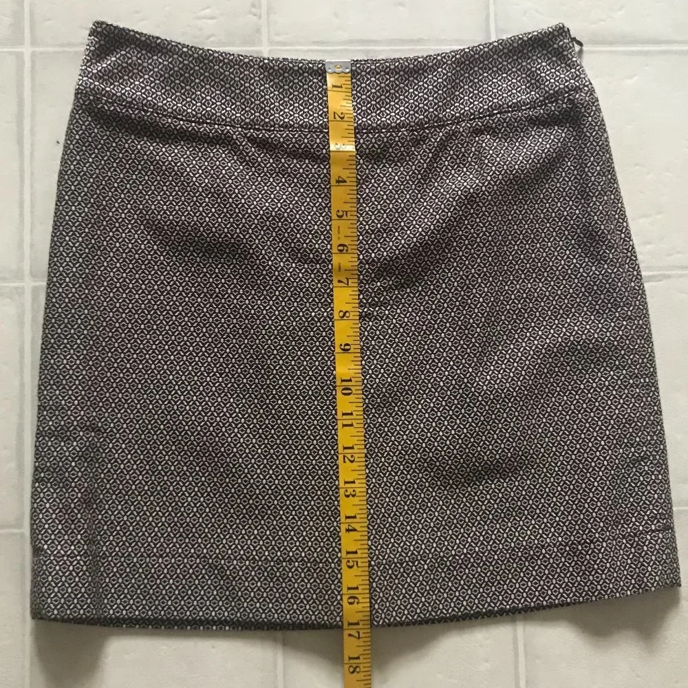 Ann Taylor Loft Tan Kick Pleat Skirt